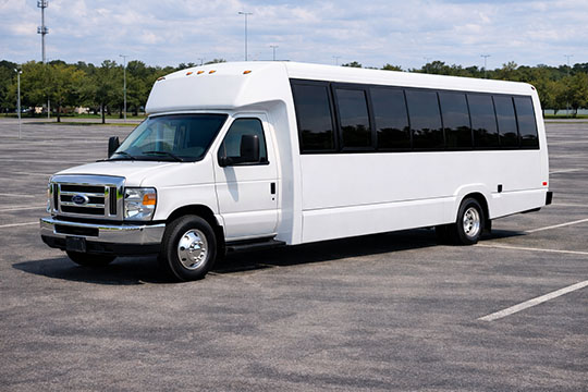 25-passenger mini coach available for charter in Boston, MA