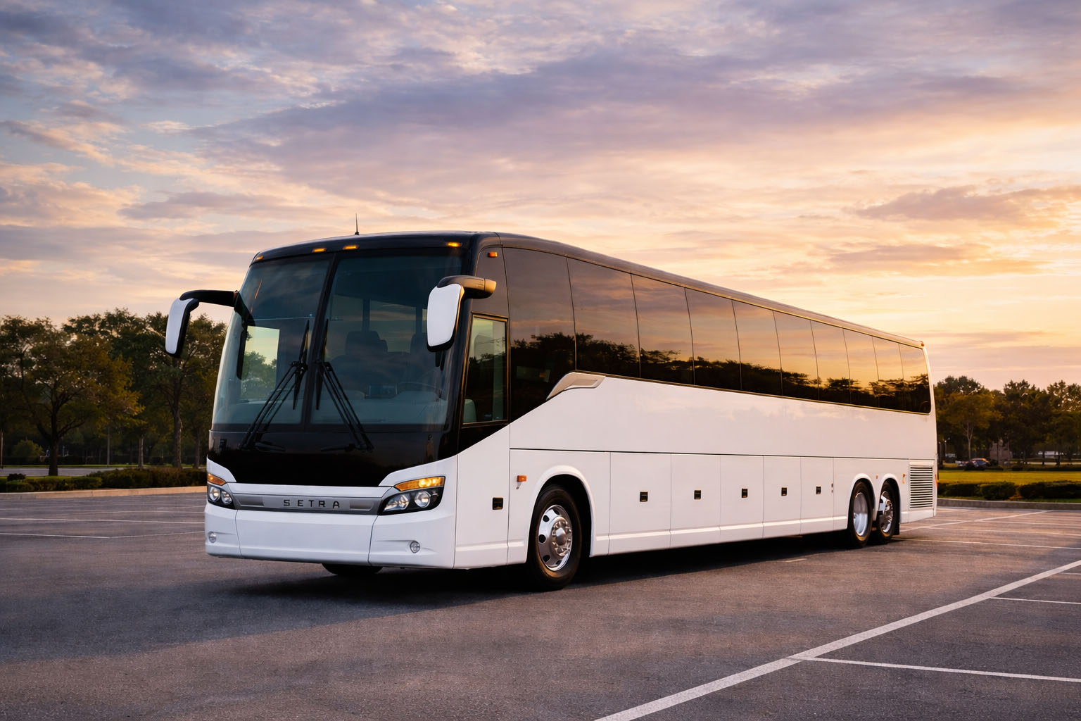 Boston coach bus exterior